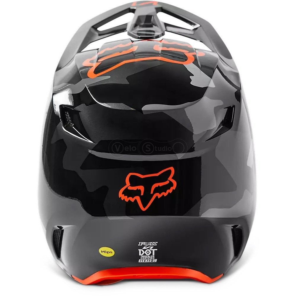 Детский мотошлем FOX YTH V1 Mips BNKR HELMET [Grey], YM