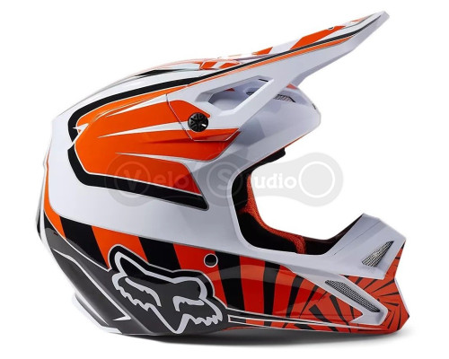 Мотошолом FOX V1 GOAT HELMET [Orange], XS