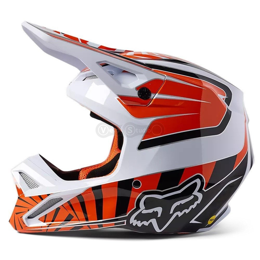 Мотошлем FOX V1 GOAT HELMET [Orange], XS