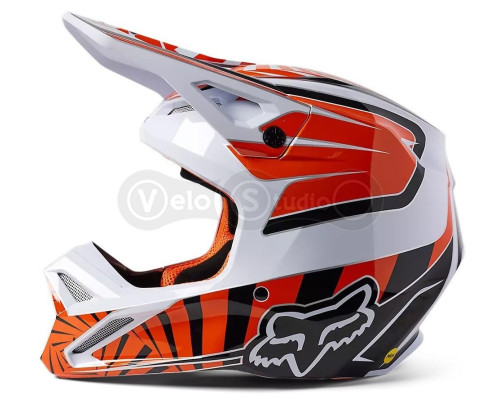 Мотошолом FOX V1 GOAT HELMET [Orange], XS