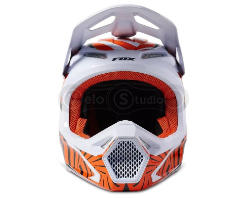 Мотошолом FOX V1 GOAT HELMET [Orange], XS