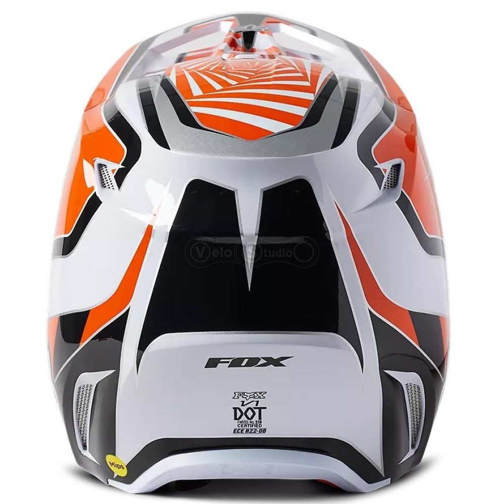 Мотошлем FOX V1 GOAT HELMET [Orange], XS
