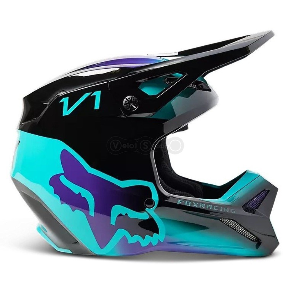 Дитячий мотошолом FOX YTH V1 Mips TOXSYK HELMET [Black], YM
