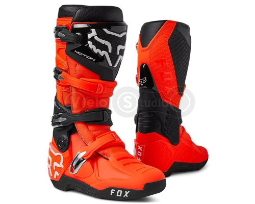 Мотоботи FOX MOTION BOOT [Flo Orange], US8