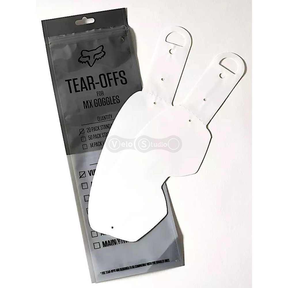 Зривки FOX MAIN II Tear-Offs Laminated - 20 pack, No Size