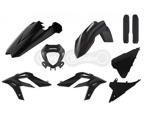Пластик Polisport ENDURO kit - Beta X-Trainer (2020-22) [Black]