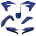Пластик Polisport MX kit - Yamaha (19-) [Blue/Black]