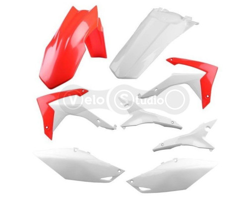 Пластик Polisport MX kit - Honda (14-) [Red/White], Honda