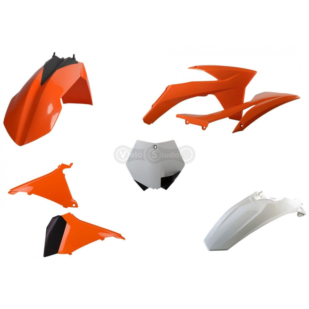 Пластик Polisport MX kit - KTM 85 (13-) [Orange/Black], KTM Mini
