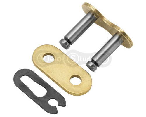 Замок ланцюга мотоцикла Renthal R1 Spring Link - 520 [Gold], 520 / No Seal