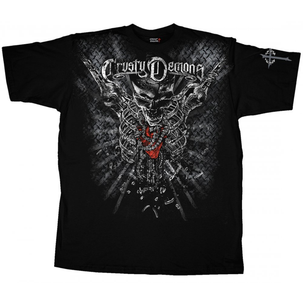 Футболка CRUSTY DEMONS Short Sleeve Tee - SCARE CROW [Black], L