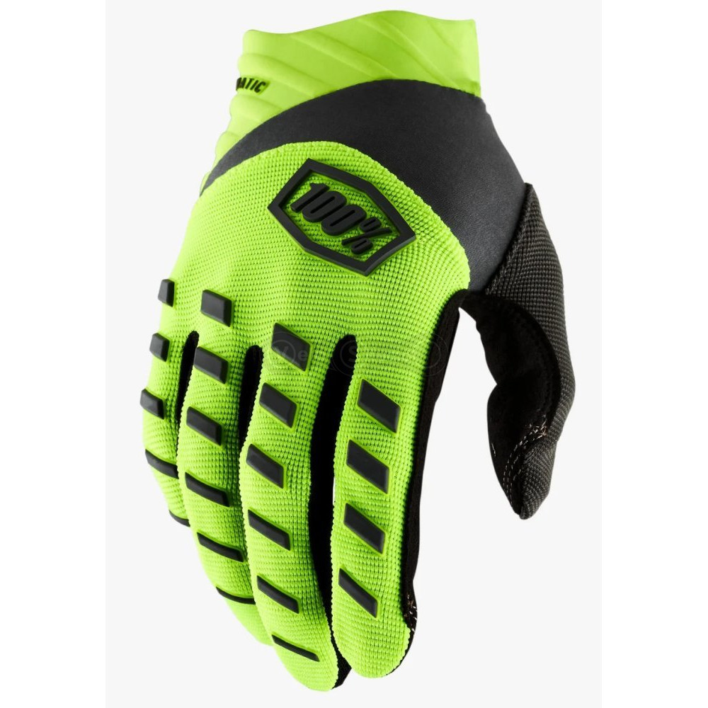 Детские перчатки Ride 100% AIRMATIC Youth Glove [Fluo Yellow], YL (7)