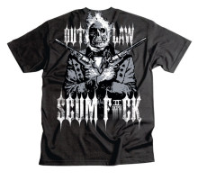 Футболка SIKSPAK Short Sleeve Tee - OUTLAW SCUMFUCK [Black], M