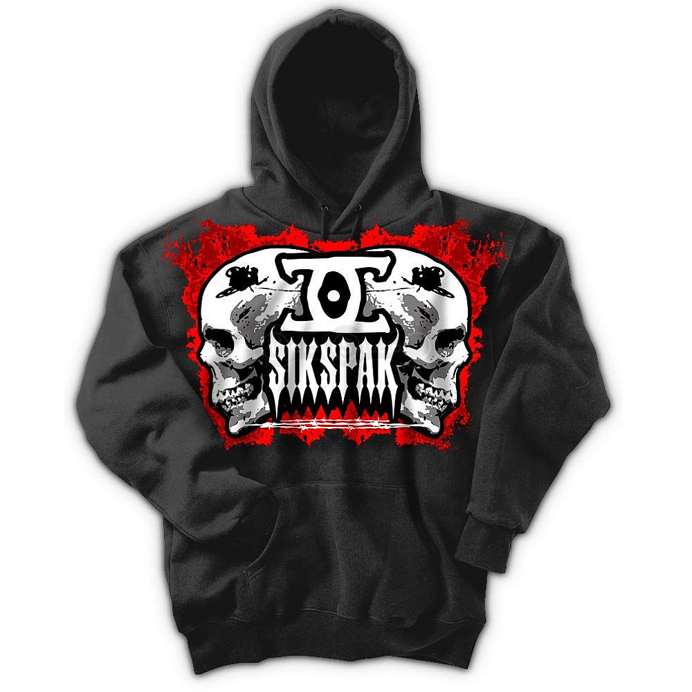 Толстовка SIKSPAK Hoodie - BURN IN HELL [Black], L