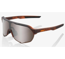 Окуляри Ride 100% S2 - Matte Translucent Brown Fade - HiPER Silver Mirror Lens