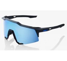 Очки Ride 100% SpeedCraft - Matte Black - HiPER Blue Multilayer Mirror Lens