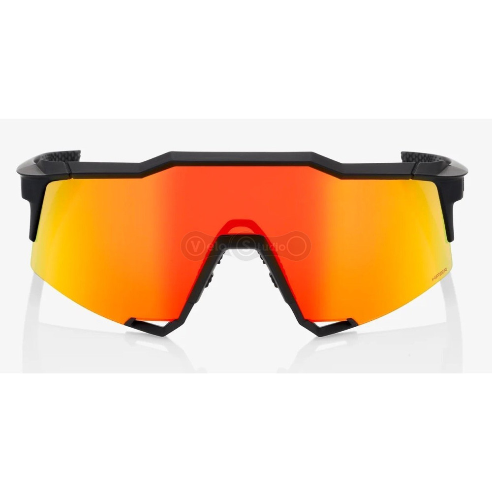 Окуляри Ride 100% SpeedCraft - Soft Tact Black - HiPER Red Multilayer Mirror