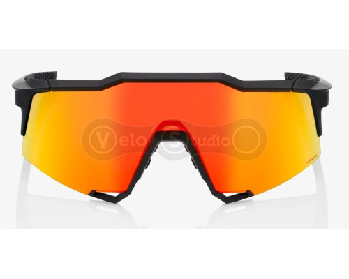 Окуляри Ride 100% SpeedCraft - Soft Tact Black - HiPER Red Multilayer Mirror