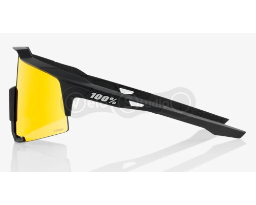 Окуляри Ride 100% SpeedCraft - Soft Tact Black - HiPER Red Multilayer Mirror