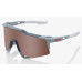 Очки Ride 100% SpeedCraft - Soft Tact Stone Grey - HiPER Crimson Silver Mirror Lens