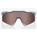 Очки Ride 100% SpeedCraft - Soft Tact Stone Grey - HiPER Crimson Silver Mirror Lens