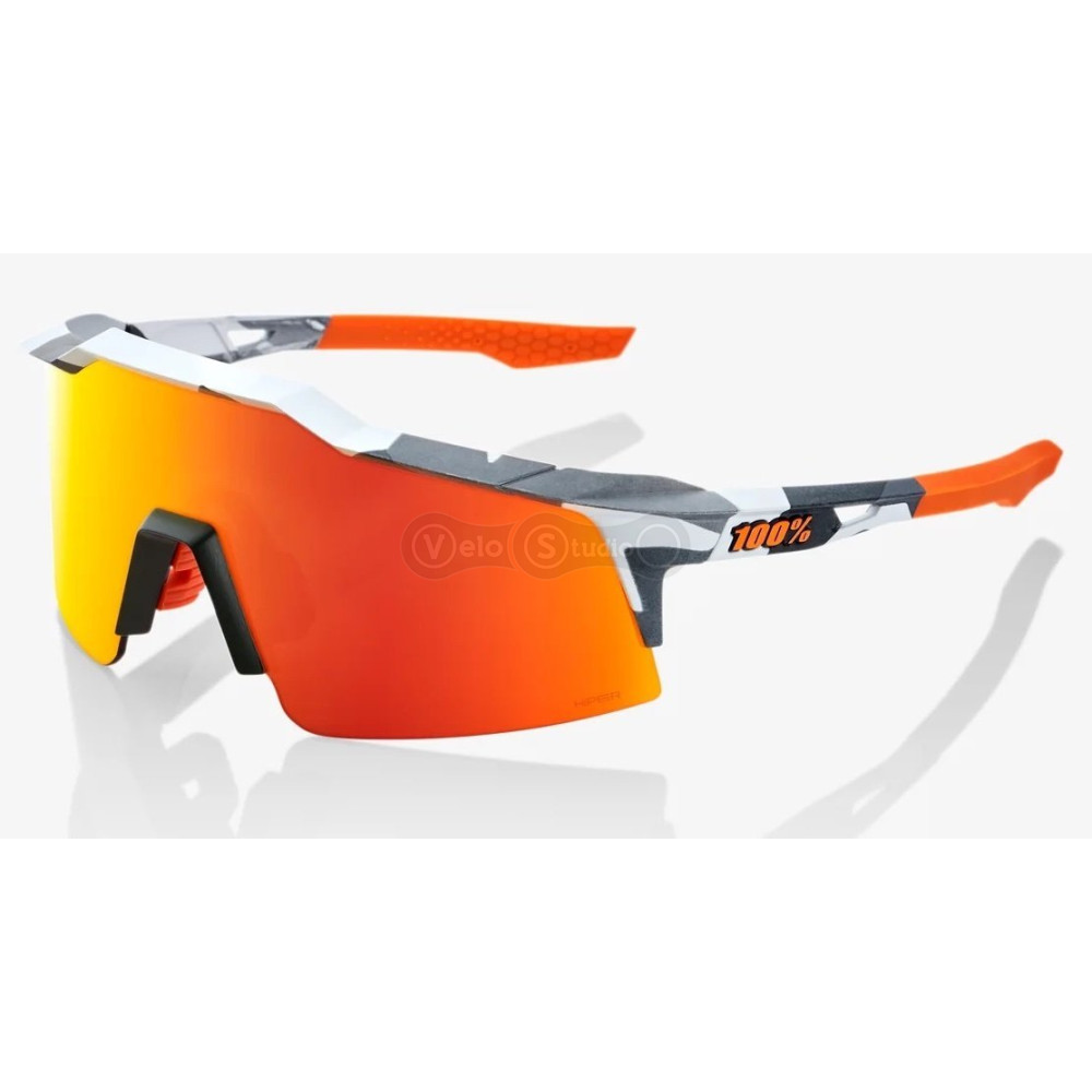Окуляри Ride 100% SpeedCraft SL - Soft Tact Grey Camo - HiPER Red Multilayer Mirror Lens