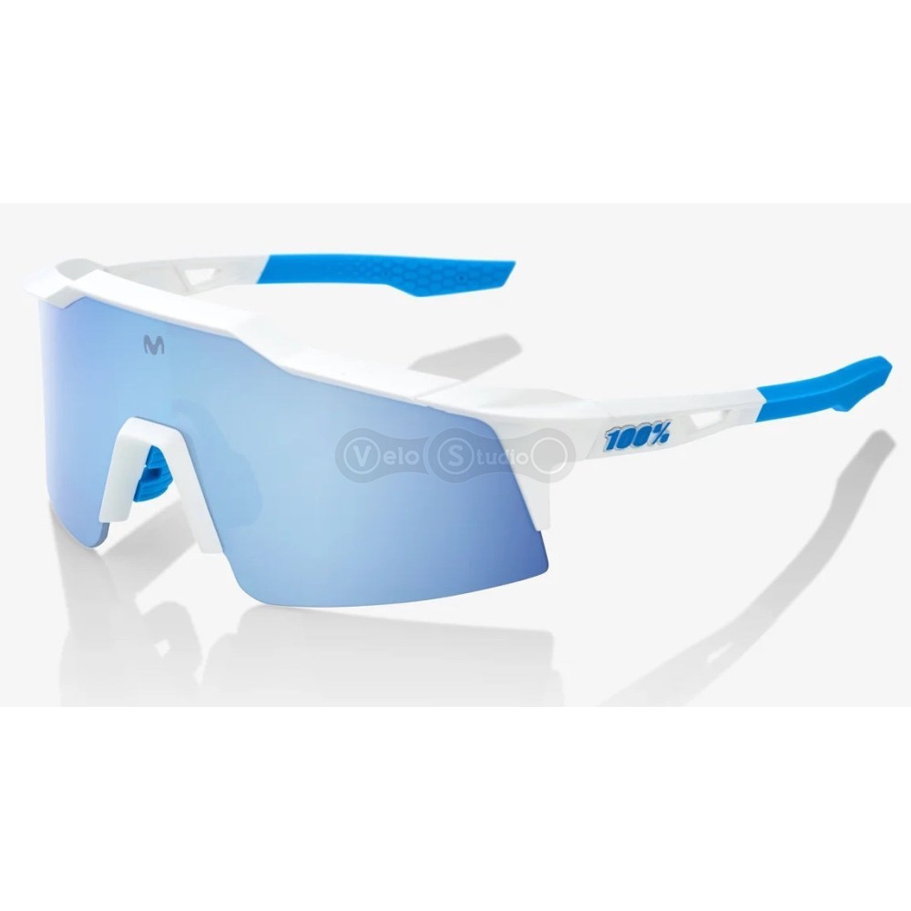 Окуляри Ride 100% SpeedCraft SL - Movistar Team White - HiPER Blue Multilayer Mirror Lens