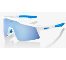 Очки Ride 100% SpeedCraft SL - Movistar Team White - HiPER Blue Multilayer Mirror Lens