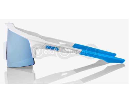 Очки Ride 100% SpeedCraft SL - Movistar Team White - HiPER Blue Multilayer Mirror Lens