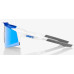 Очки Ride 100% SpeedCraft SL - Matte Metallic Blue - HiPER Blue Multilayer Mirror Lens