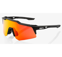 Окуляри Ride 100% SpeedCraft XS - Soft Tact Black - HiPER Red Multilayer Mirror Lens