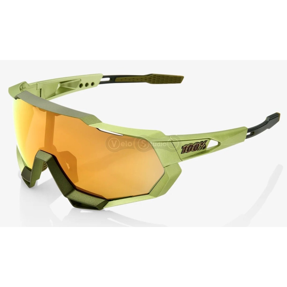 Окуляри Ride 100% SpeedTrap - Matte Metallic Viperidae - Bronze Multilayer Mirror Lens