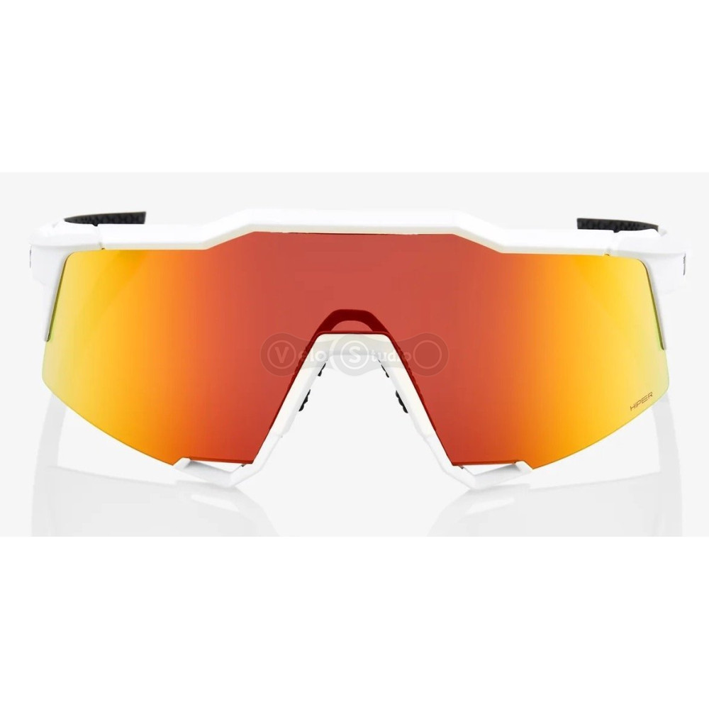 Очки Ride 100% SpeedCraft - Soft Tact Off WHite - HiPER Red Multilayer Mirror