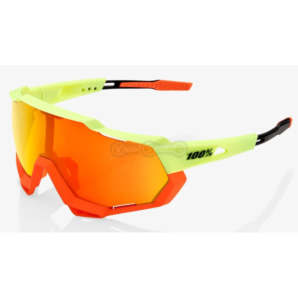 Окуляри Ride 100% SpeedTrap - Soft Tact Oxyfire - HiPER Red Multilayer Mirror Lens