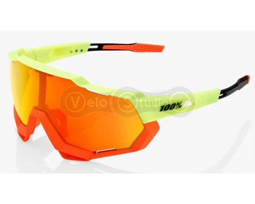 Окуляри Ride 100% SpeedTrap - Soft Tact Oxyfire - HiPER Red Multilayer Mirror Lens