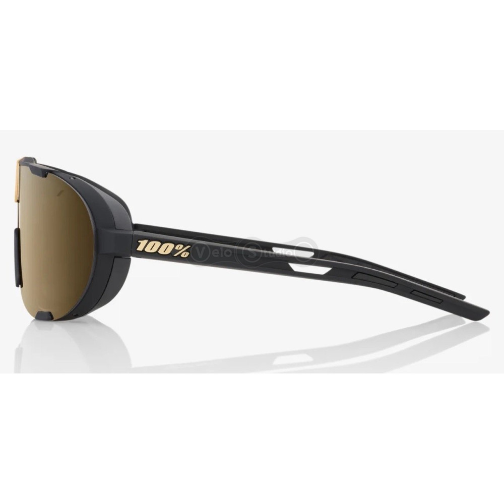 Окуляри Ride 100% WestCraft+ - Soft Tact Black - Gold Mirror Lens