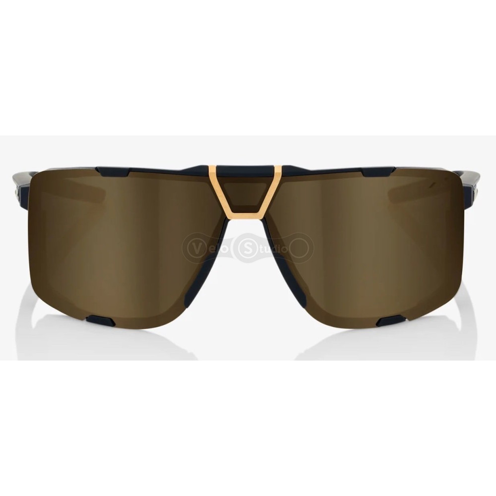 Очки Ride 100% EastCraft+ - Soft Tact Black - Soft Gold Mirror Lens, Mirror Lens