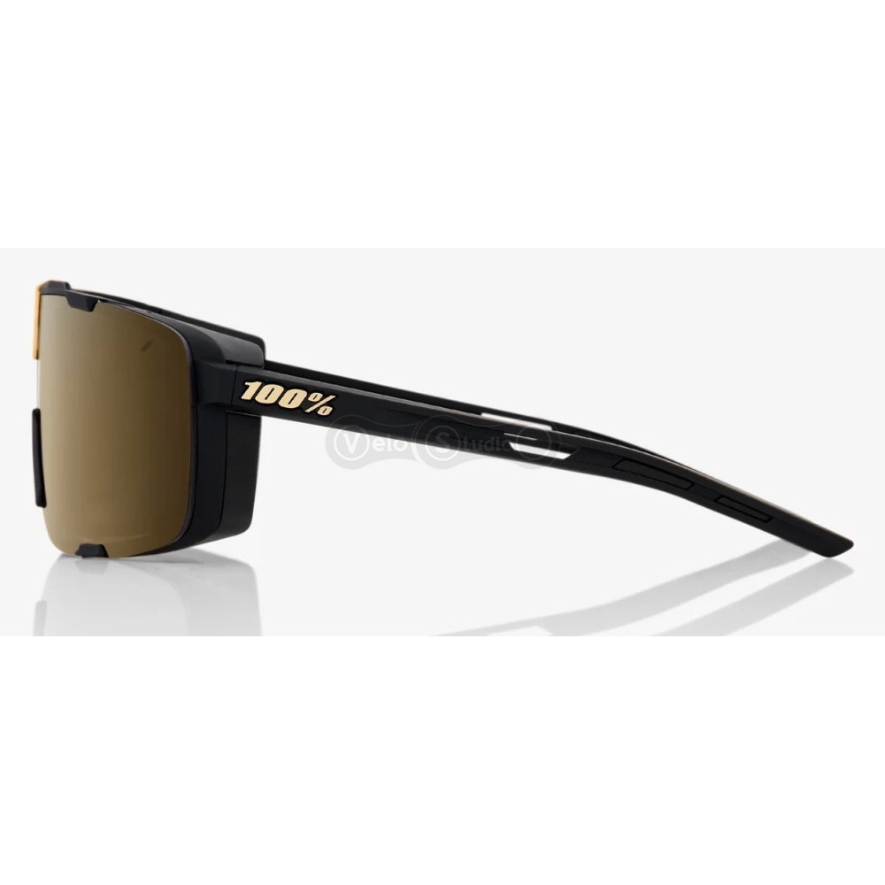 Очки Ride 100% EastCraft+ - Soft Tact Black - Soft Gold Mirror Lens, Mirror Lens