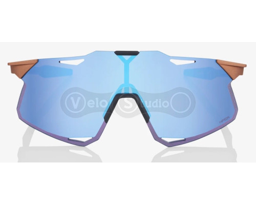 Очки Ride 100% HyperCraft - Matte Copper Chromium - HiPER Blue Multilayer Mirror Lens, Mirror Lens
