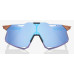 Очки Ride 100% HyperCraft - Matte Copper Chromium - HiPER Blue Multilayer Mirror Lens, Mirror Lens