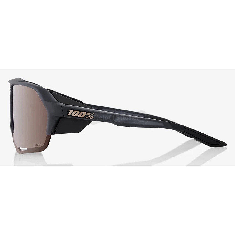 Очки Ride 100% Norvik - Soft Tact Crystal Black - HiPER Crimson Silver Mirror Lens