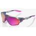 Очки Ride 100% Norvik - Translucent Grey - Purple Multilayer Mirror Lens
