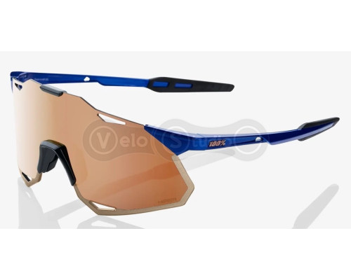 Очки Ride 100% HyperCraft XS - Gloss Cobalt Blue - HiPER Copper Mirror Lens
