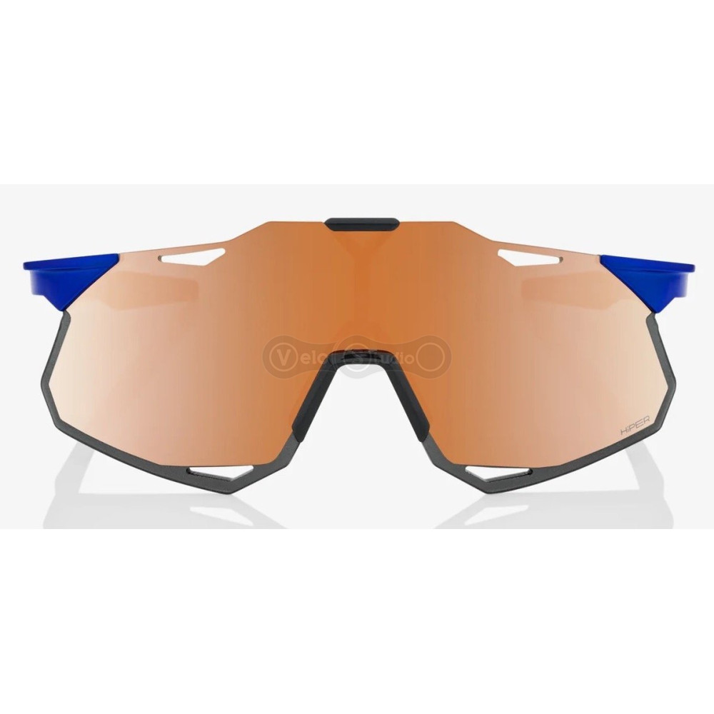 Очки Ride 100% HyperCraft XS - Gloss Cobalt Blue - HiPER Copper Mirror Lens