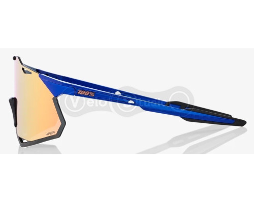 Очки Ride 100% HyperCraft XS - Gloss Cobalt Blue - HiPER Copper Mirror Lens
