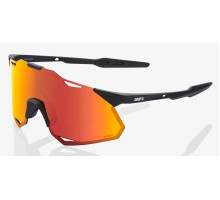 Очки Ride 100% HyperCraft XS - Soft Tact Black - HiPER Red Multilayer Mirror Lens