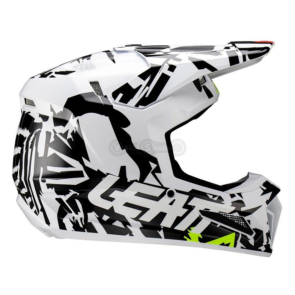 Детский мотошлем LEATT Moto 3.5 Jr Helmet [Zebra], YL