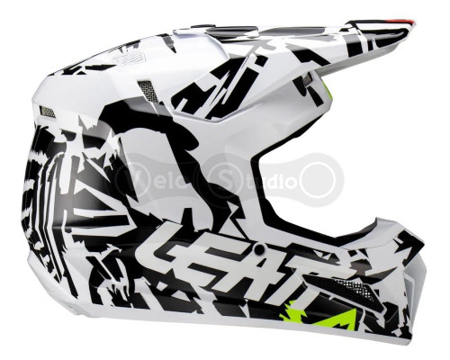 Дитячий мотошолом LEATT Moto 3.5 Jr Helmet [Zebra], YL