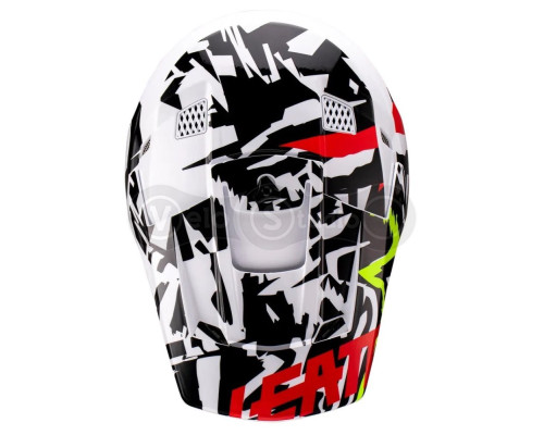 Дитячий мотошолом LEATT Moto 3.5 Jr Helmet [Zebra], YL