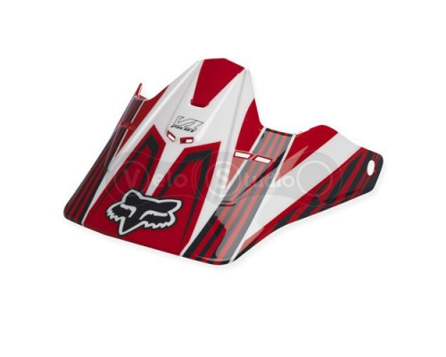 Козирок FOX V1 Helmet Visor - RACE [Red], One Size
